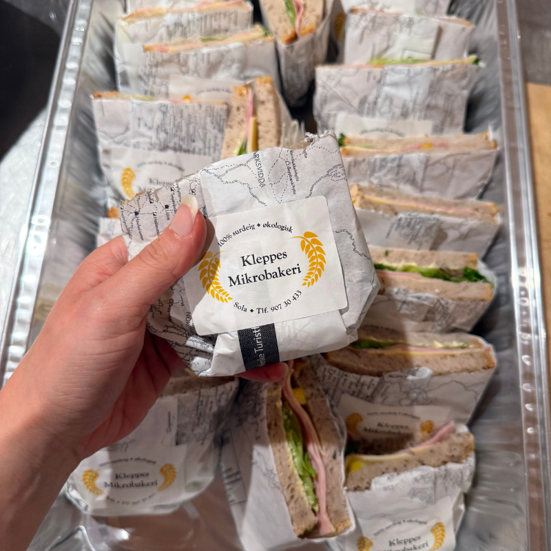 Påsmurt sandwich